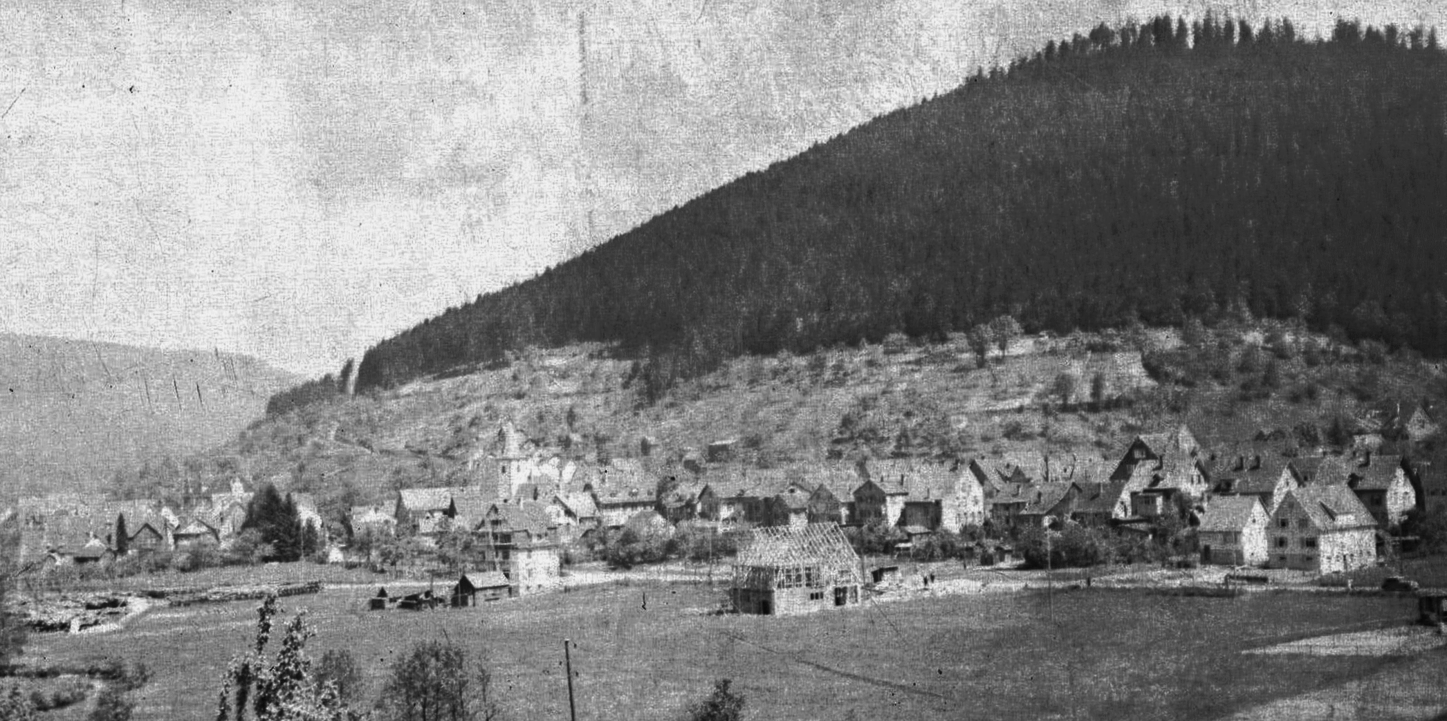 Blick auf Calmbach (um 1935)